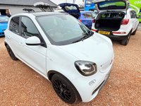 USED 2016 66 SMART FORFOUR 0.9T Edition White Hatchback 5dr Petrol Twinamic AUTOMATIC Stunning 5 door petrol low Mileage with a FSH