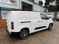 USED 2021 21 PEUGEOT PARTNER 1.5 BLUE HDi L2 LWB PROFESSIONAL 5 SEAT EURO 6CREW VAN WITH A/C 