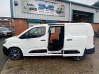 USED 2021 21 PEUGEOT PARTNER 1.5 BLUE HDi L2 LWB PROFESSIONAL 5 SEAT EURO 6CREW VAN WITH A/C 