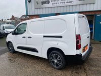 USED 2021 21 PEUGEOT PARTNER 1.5 BLUE HDi L2 LWB PROFESSIONAL 5 SEAT EURO 6CREW VAN WITH A/C 
