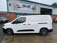 USED 2021 21 PEUGEOT PARTNER 1.5 BLUE HDi L2 LWB PROFESSIONAL 5 SEAT EURO 6CREW VAN WITH A/C 