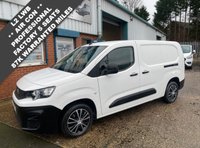 USED 2021 21 PEUGEOT PARTNER 1.5 BLUE HDi L2 LWB PROFESSIONAL 5 SEAT EURO 6CREW VAN WITH A/C 