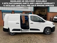 USED 2021 21 PEUGEOT PARTNER 1.5 BLUE HDi L2 LWB PROFESSIONAL 5 SEAT EURO 6CREW VAN WITH A/C 