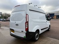 USED 2021 21 FORD TRANSIT CUSTOM Leader L1 H2 2.0 300 EcoBlue Diesel SWB High Top Panel Van Manual Euro 6 (s/s) (130 bhp) Only 70,517 miles - 4 services - Genuine Ford wet belt recently fitted - EURO 6, high top, short wheelbase, A/C, Bluetooth, rear parking sensors, E/W, DAB Radio, USB port, driver's airbag, factory fitted bulkhead, side loading door, ply lined, remote Central Locking, security locks, finance arranged on site & 6 months premium Autoguard warranty