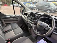 USED 2021 21 FORD TRANSIT CUSTOM Leader L1 H2 2.0 300 EcoBlue Diesel SWB High Top Panel Van Manual Euro 6 (s/s) (130 bhp) Only 70,517 miles - 4 services - Genuine Ford wet belt recently fitted - EURO 6, high top, short wheelbase, A/C, Bluetooth, rear parking sensors, E/W, DAB Radio, USB port, driver's airbag, factory fitted bulkhead, side loading door, ply lined, remote Central Locking, security locks, finance arranged on site & 6 months premium Autoguard warranty