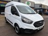 USED 2021 21 FORD TRANSIT CUSTOM Leader L1 H2 2.0 300 EcoBlue Diesel SWB High Top Panel Van Manual Euro 6 (s/s) (130 bhp) Only 70,517 miles - 4 services - Genuine Ford wet belt recently fitted - EURO 6, high top, short wheelbase, A/C, Bluetooth, rear parking sensors, E/W, DAB Radio, USB port, driver's airbag, factory fitted bulkhead, side loading door, ply lined, remote Central Locking, security locks, finance arranged on site & 6 months premium Autoguard warranty