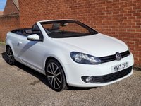 USED 2013 13 VOLKSWAGEN GOLF 2.0 TDI BlueMotion Tech GT Cabriolet 2dr Diesel DSG Euro 5 (s/s) (140 ps) 1 LADY OWNER