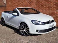 USED 2013 13 VOLKSWAGEN GOLF 2.0 TDI BlueMotion Tech GT Cabriolet 2dr Diesel DSG Euro 5 (s/s) (140 ps) 1 LADY OWNER