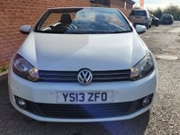 USED 2013 13 VOLKSWAGEN GOLF 2.0 TDI BlueMotion Tech GT Cabriolet 2dr Diesel DSG Euro 5 (s/s) (140 ps) 1 LADY OWNER