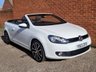 USED 2013 13 VOLKSWAGEN GOLF 2.0 TDI BlueMotion Tech GT Cabriolet 2dr Diesel DSG Euro 5 (s/s) (140 ps) 1 LADY OWNER