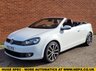 USED 2013 13 VOLKSWAGEN GOLF 2.0 TDI BlueMotion Tech GT Cabriolet 2dr Diesel DSG Euro 5 (s/s) (140 ps) 1 LADY OWNER