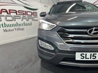 USED 2015 15 HYUNDAI SANTA FE 2.2 CRDi Premium SE SUV 5dr Diesel Auto 4WD Euro 5 (7 seat) (194 bhp) 2 keys, FSH, reverse camera, 7 seat