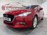 USED 2018 18 MAZDA MAZDA3 2.0 SKYACTIV-G Sport Nav Hatchback 5dr Petrol Manual Euro 6 (s/s) (121 ps) 2 keys, reverse cam, heads up, NAV