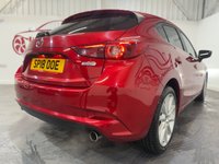 USED 2018 18 MAZDA MAZDA3 2.0 SKYACTIV-G Sport Nav Hatchback 5dr Petrol Manual Euro 6 (s/s) (121 ps) 2 keys, reverse cam, heads up, NAV