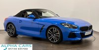 USED 2022 22 BMW Z4 2.0 20i M Sport Convertible 2dr Petrol Auto sDrive Euro 6 (s/s) (197 ps) 21082 Miles Z4 Sports car, Hosting a generous specification , Striking Misano Blue , Vernasca Ivory White Leather Interior ,