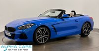 USED 2022 22 BMW Z4 2.0 20i M Sport Convertible 2dr Petrol Auto sDrive Euro 6 (s/s) (197 ps) 21082 Miles Z4 Sports car, Hosting a generous specification , Striking Misano Blue , Vernasca Ivory White Leather Interior ,