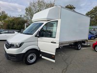USED 2019 19 VOLKSWAGEN CRAFTER White 2.0 TDI CR35 Luton, 89,000 miles, 1 owner, Euro 6 ULEZ, 6-speed, Bluetooth, Electric Tail lift, Full Service History, great spec, + VAT @ 20%! This 2019 Volkswagen Crafter presents an exceptional ownership history, having been meticulously maintained by a single owner from new.  This 2.0 TDI CR35 Startline RWD LWB Euro 6 (s/s) 2dr model boasts a robust 2.0 litre diesel engine delivering a strong 138 bhp.  With a towing weight of 3000 kg and MOT valid until June 2026, it is ready for demanding tasks.  The Startline trim includes the Composition Audio system with Bluetooth connectivity, ensuring you stay connected on the go.  This Crafte