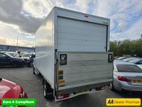 USED 2019 19 VOLKSWAGEN CRAFTER White 2.0 TDI CR35 Luton, 89,000 miles, 1 owner, Euro 6 ULEZ, 6-speed, Bluetooth, Electric Tail lift, Full Service History, great spec, + VAT @ 20%! This 2019 Volkswagen Crafter presents an exceptional ownership history, having been meticulously maintained by a single owner from new.  This 2.0 TDI CR35 Startline RWD LWB Euro 6 (s/s) 2dr model boasts a robust 2.0 litre diesel engine delivering a strong 138 bhp.  With a towing weight of 3000 kg and MOT valid until June 2026, it is ready for demanding tasks.  The Startline trim includes the Composition Audio system with Bluetooth connectivity, ensuring you stay connected on the go.  This Crafte