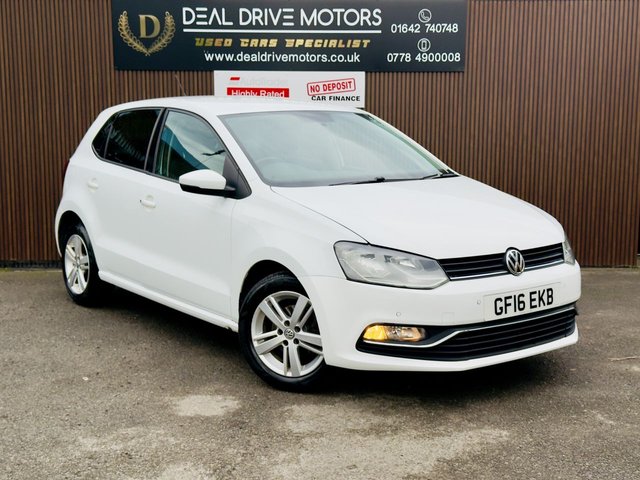 2016 16 Volkswagen Polo 1.0 BlueMotion Tech Match Hatchback 5dr Petrol Manual Euro 6 (s/s) (60 ps)