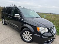 USED 2013 63 CHRYSLER GRAND VOYAGER 2.8 CRD Limited MPV 5dr Diesel Auto Euro 5 (178 bhp) HEATED FRONT & 2ND ROW SEATS + STOW & GO + COLOURED REVERSING CAMERA WITH REAR PARK ASISST + DUAL 9' REAR SCREENS WITH DVD SYSTEM + 7 SEATER AUTOMATIC MODEL + U-CONNECT GPS NAVIGATION + 8-WAY ELECTRIC FRONT SEATS WITH MEMORY FUNCTION + POWERED TAILGATE + BLIND SPOT & CROSS PATH DETECTION + CRUISE CONTROL + AUTOMATIC HEADLIGHTS + ELECTRIC REAR SLIDING DOORS + REAR TABLE TRAYS + VOICE COMMAND + 17' ALUMINIUM ALLOY WHEELS WITH TPMS