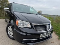 USED 2013 63 CHRYSLER GRAND VOYAGER 2.8 CRD Limited MPV 5dr Diesel Auto Euro 5 (178 bhp) HEATED FRONT & 2ND ROW SEATS + STOW & GO + COLOURED REVERSING CAMERA WITH REAR PARK ASISST + DUAL 9' REAR SCREENS WITH DVD SYSTEM + 7 SEATER AUTOMATIC MODEL + U-CONNECT GPS NAVIGATION + 8-WAY ELECTRIC FRONT SEATS WITH MEMORY FUNCTION + POWERED TAILGATE + BLIND SPOT & CROSS PATH DETECTION + CRUISE CONTROL + AUTOMATIC HEADLIGHTS + ELECTRIC REAR SLIDING DOORS + REAR TABLE TRAYS + VOICE COMMAND + 17' ALUMINIUM ALLOY WHEELS WITH TPMS