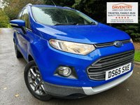 USED 2015 65 FORD ECOSPORT 1.5 TDCi Titanium SUV 5dr Diesel Manual 2WD Euro 6 (95 ps) Service History, Air Con