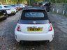 USED 2011 11 ABARTH 595C 1.4 T-Jet Convertible 2dr Petrol Euro 5 (145 bhp) *&pound;2,200+ of factory fitted upgrades including; 17" Alloy Wheels, Bi-Colour Paint Finish, Red Leather Sports Seats, Interscope HiFi Sound System & Red Trim Liner Kit*