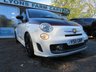 USED 2011 11 ABARTH 595C 1.4 T-Jet Convertible 2dr Petrol Euro 5 (145 bhp) *&pound;2,200+ of factory fitted upgrades including; 17" Alloy Wheels, Bi-Colour Paint Finish, Red Leather Sports Seats, Interscope HiFi Sound System & Red Trim Liner Kit*