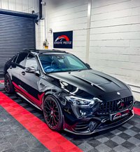 USED 2024 24 MERCEDES-BENZ C-CLASS 2.0 C63 6.1kWh AMG S E Performance Night Edition (Premium Plus) Saloon 4dr Petrol Plug-in Hybrid SpdS MCT 4MATIC+ Euro 6 (s/s) (680 ps) 