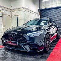 USED 2024 24 MERCEDES-BENZ C-CLASS 2.0 C63 6.1kWh AMG S E Performance Night Edition (Premium Plus) Saloon 4dr Petrol Plug-in Hybrid SpdS MCT 4MATIC+ Euro 6 (s/s) (680 ps) 