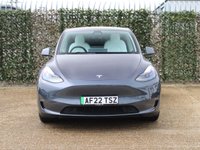 USED 2022 22 TESLA MODEL Y (Dual Motor) Long Range SUV 5dr Electric Auto 4WDE (384 bhp) WHITE LEATHER | 91% SOH