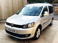 USED 2014 64 VOLKSWAGEN CADDY MAXI LIFE 5 Seat Auto Wheelchair Accessible Disabled Access Vehicle WAV 