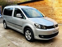 USED 2014 64 VOLKSWAGEN CADDY MAXI LIFE 5 Seat Auto Wheelchair Accessible Disabled Access Vehicle WAV 