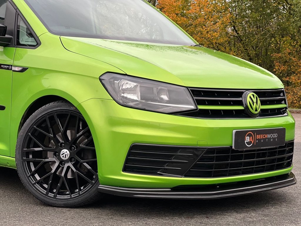 USED 2020 70 VOLKSWAGEN CADDY MAXI 2.0 TDI C20 Crew Van Double Cab 5dr Diesel Manual LWB Euro 6 (s/s) (102 ps) CARPET LINED REAR / COILOVERS