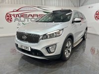 USED 2017 17 KIA SORENTO 2.2 CRDi KX-4 SUV 5dr Diesel Auto AWD Euro 6 (197 bhp) 2 keys, FSH, pan roof, 7 seats, NAV