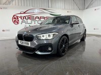 USED 2018 18 BMW 1 SERIES 2.0 120d M Sport Shadow Edition Hatchback 5dr Diesel Auto Euro 6 (s/s) (190 ps) 2 key, parking sensors, alloys,NAV