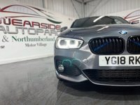 USED 2018 18 BMW 1 SERIES 2.0 120d M Sport Shadow Edition Hatchback 5dr Diesel Auto Euro 6 (s/s) (190 ps) 2 key, parking sensors, alloys,NAV