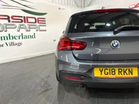 USED 2018 18 BMW 1 SERIES 2.0 120d M Sport Shadow Edition Hatchback 5dr Diesel Auto Euro 6 (s/s) (190 ps) 2 key, parking sensors, alloys,NAV