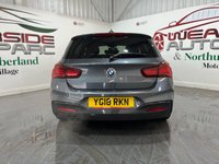 USED 2018 18 BMW 1 SERIES 2.0 120d M Sport Shadow Edition Hatchback 5dr Diesel Auto Euro 6 (s/s) (190 ps) 2 key, parking sensors, alloys,NAV