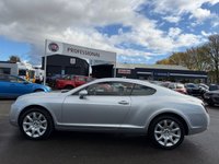 USED 2004 54 BENTLEY CONTINENTAL 6.0 GT Coupe 2dr Petrol Automatic (410 g/km, 552 bhp) A STUNNING ADDITION TO OUR FORECOURT, JUST IN THE DOOR+STUNNING METALLIC SILVER FINISH+LOVELY MILEAGE+GREAT SERVICE HISTORY+FULL LEATHER INTERIOR+SATELLITE NAVIGATION+PARK ASSIST+CLIMATE CONTROL+19 INCH ALLOY WHEELS+A TRULY SPECIAL VEHICLE THATS NOT TO BE MISSED+CALL NOW FOR FULL SPECIFICATION+READY TO DRIVE AWAY TODAY!!!!!!!!!!!!!!!!!!!!!!!!!!!!!!!!!!!!!!!!