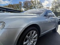 USED 2004 54 BENTLEY CONTINENTAL 6.0 GT Coupe 2dr Petrol Automatic (410 g/km, 552 bhp) A STUNNING ADDITION TO OUR FORECOURT, JUST IN THE DOOR+STUNNING METALLIC SILVER FINISH+LOVELY MILEAGE+GREAT SERVICE HISTORY+FULL LEATHER INTERIOR+SATELLITE NAVIGATION+PARK ASSIST+CLIMATE CONTROL+19 INCH ALLOY WHEELS+A TRULY SPECIAL VEHICLE THATS NOT TO BE MISSED+CALL NOW FOR FULL SPECIFICATION+READY TO DRIVE AWAY TODAY!!!!!!!!!!!!!!!!!!!!!!!!!!!!!!!!!!!!!!!!