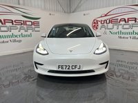 USED 2022 72 TESLA Model 3 Saloon 4dr Electric Auto RWD (241 bhp) 2 keys, 1 owner, pan roof, rev cam