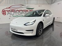 USED 2022 72 TESLA Model 3 Saloon 4dr Electric Auto RWD (241 bhp) 2 keys, 1 owner, pan roof, rev cam
