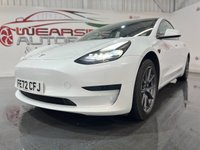 USED 2022 72 TESLA Model 3 Saloon 4dr Electric Auto RWD (241 bhp) 2 keys, 1 owner, pan roof, rev cam