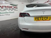 USED 2022 72 TESLA Model 3 Saloon 4dr Electric Auto RWD (241 bhp) 2 keys, 1 owner, pan roof, rev cam
