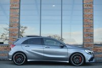 USED 2017 17 MERCEDES-BENZ A-CLASS 2.0 A45 AMG Hatchback 5dr Petrol SpdS DCT 4MATIC Euro 6 (s/s) (360 ps) PAN ROOF / AERO PK / FULL MBSH