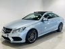 USED 2015 15 MERCEDES-BENZ E-CLASS 2.1 E220d BlueTEC AMG Line Coupe 2dr Diesel G-Tronic+ Euro 6 (s/s) (177 ps) Panoramic Glass Roof | Bluetooth Media | Heated Seats | Black Leather | Sat Nav