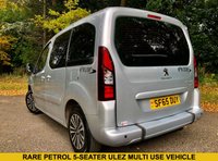 USED 2015 65 PEUGEOT PARTNER TEPEE 1.6 VTi Active MPV 5dr Petrol Manual Euro 6 (98 ps) RARE PETROL 5-SEATER WITH SCOOTER/CHAIR RAMP + OPTIONAL FLAT BOOT//ONLY 16,300 MILES-YES 16,300 MILES-ULEZ COMPLIANT--X10 SERVICING STAMPS--STUNNING CONDITION INSIDE AND OUT//FULLY FOLDING FRONT SEAT//AIRCON//REMOTE LOCKING X2 KEYS// Euro 6 (98 ps) RARE PETROL 5-SEATER WITH SCOOTER/CHAIR RAMP + OPTIONAL FLAT BOOT//ONLY 16,300 MILES-YES 16,300 MILES-ULEZ COMPLIANT--X10 SERVICING STAMPS--STUNNING CONDITION INSIDE AND OUT//FULLY FOLDING FRONT SEAT//AIRCON//REMOTE LOCKING X2 KEYS//REAR PARKING SENSORS-CRUISE CONTROL