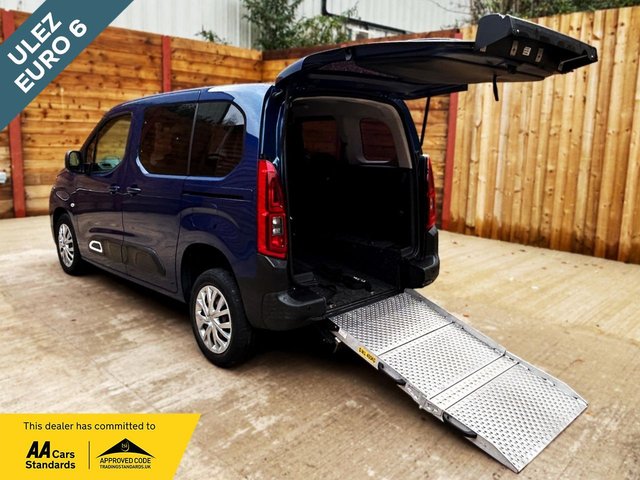 View our Citroen Berlingo 3 Seat Auto Wheelchair Accessible Disabled Access Vehicle WAV