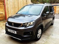 USED 2021 21 PEUGEOT RIFTER L2 LWB 5 Seat Petrol Auto Wheelchair Accessible Disabled Access Vehicle WAV 